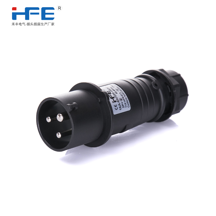 HFM013舞台灯光一体式工业防水插头3孔16A 220V IP44